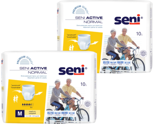 Набор Seni active трусы д/взр normal medium №10  из 2 уп со скидкой