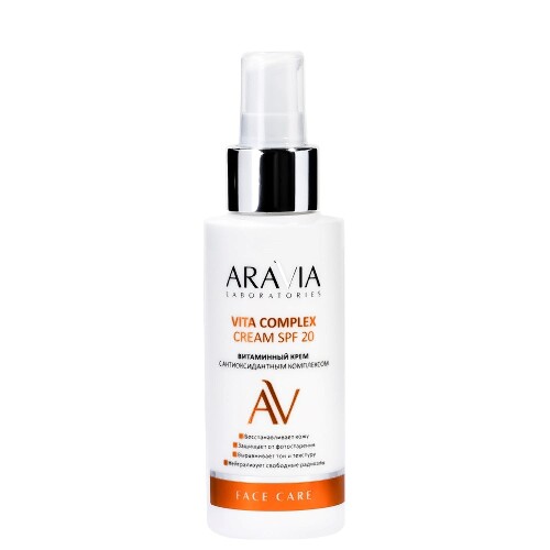 Купить Aravia laboratories крем витаминный с антиоксидантным комплексом vita complex cream spf20 100 мл цена