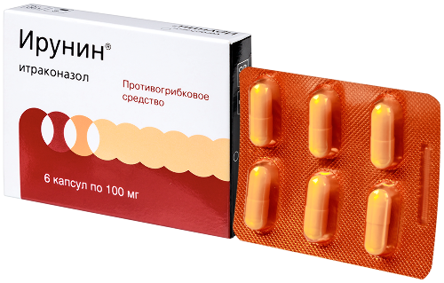 Ирунин 100 мг 6 шт. капсулы