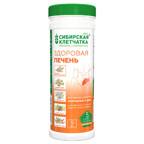 Сибирская клетчатка здоровая печень 170 гр