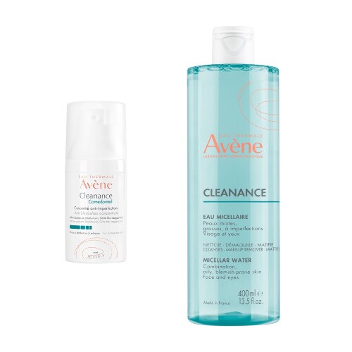 Набор AVENE КЛИНАНС: КОМЕДОМЕД КОНЦЕНТРАТ Д/ПРОБЛЕМ КОЖИ СКЛОННОЙ К АКНЕ 30МЛ + МИЦЕЛЛЯРНАЯ ВОДА Д/КОМБИНИРОВАН/ЖИРНОЙ КОЖИ СКЛО