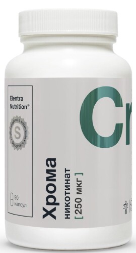 ELENTRA NUTRITION ХРОМА НИКОТИНАТ