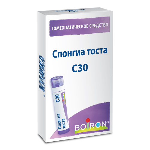 СПОНГИА ТОСТА С30 ГОМЕОПАТ МОНОКОМП ПРЕПАРАТ ЖИВОТН ПРОИСХОЖД