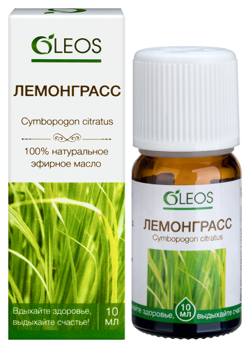 Oleos масло эфирное лемонграсс 10 мл