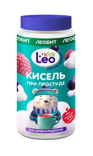 Леовит leo kids кисель для детей при простуде 250 гр