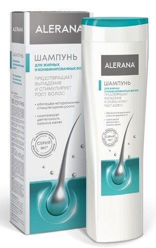 Алерана (alerana) шампунь для жирных и комбинированных волос 250 мл