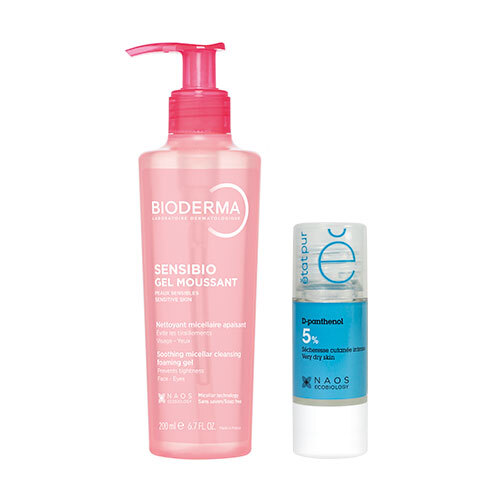 Набор BIODERMA SENSIBIO ОЧИЩАЮЩИЙ ГЕЛЬ ДЛЯ ЧУВСТВИТЕЛЬНОЙ КОЖИ 200МЛ + ETAT PUR СЫВОРОТКА С D-ПАНТЕНОЛОМ 5% 15МЛ