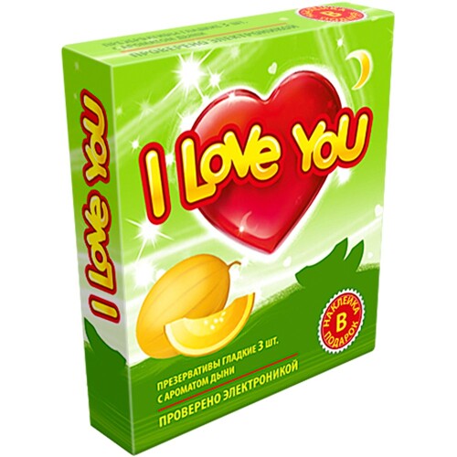 Презервативы i love you 3 шт.