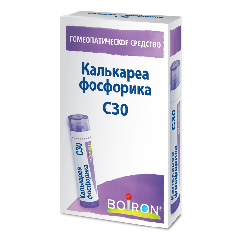Купить Калькареа фосфорика с30 гомеопатический монокомпонентный препарат минерально-химического происхождения 4 гр гранулы гомеопатические цена