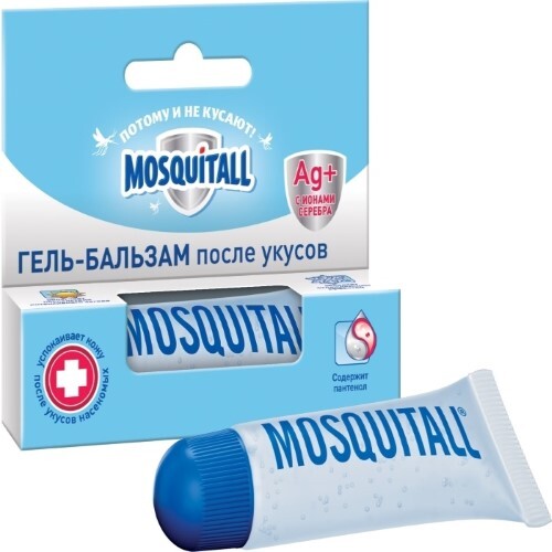 Купить Mosquitall гель-бальзам после укусов 10 мл цена