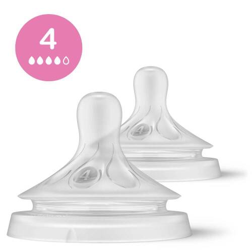 Avent соска поток средний Natural Response от 3 мес. 2 шт. SCY964/02 (scf043/27)