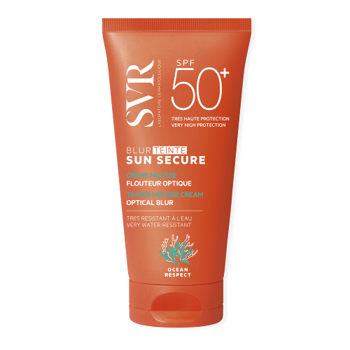 Купить Svr sun secure безопасное солнце крем-мусс с эффектом "фотошопа" тон светлый spf50+ 50 мл цена