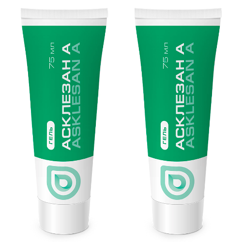 Набор из 2-х уп АСКЛЕЗАН А ГЕЛЬ 75МЛ