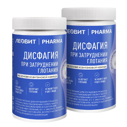 Набор из 2 уп. ЛЕОВИТ PHARMA дисфагия 370 гр