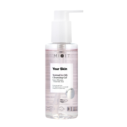 Купить Mixit your skin гель для нормальной и склонной к жирности кожи лица очищающий 150 мл цена