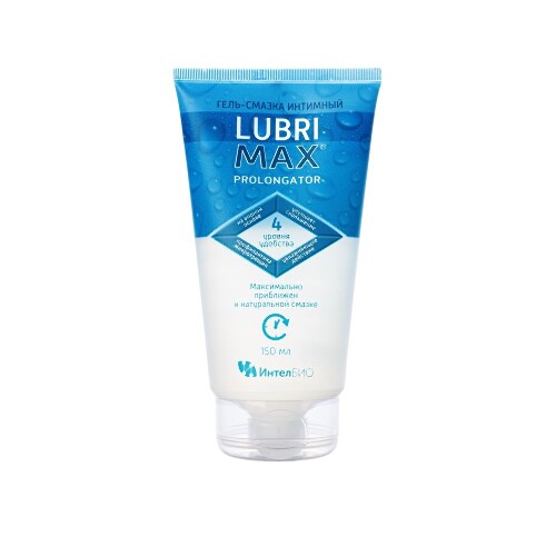 Lubrimax prolongator гель-смазка интимный 150 мл