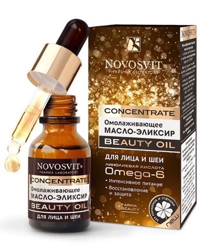 Concentrate beauty oil омолаживающее масло — эликсир для лица и шеи 25 мл