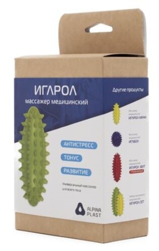 Массажер медицинский альпина пласт иглрол