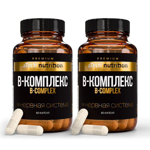 Набор Atech nutrition в-комплекс №60 капс со скидкой 20% на вторую упаковку