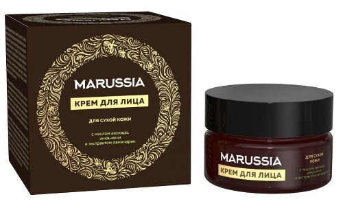 Купить Marussia крем для лица для сухой кожи с маслом авокадо инка-инчи и экстрактом ламинарии 75 мл цена
