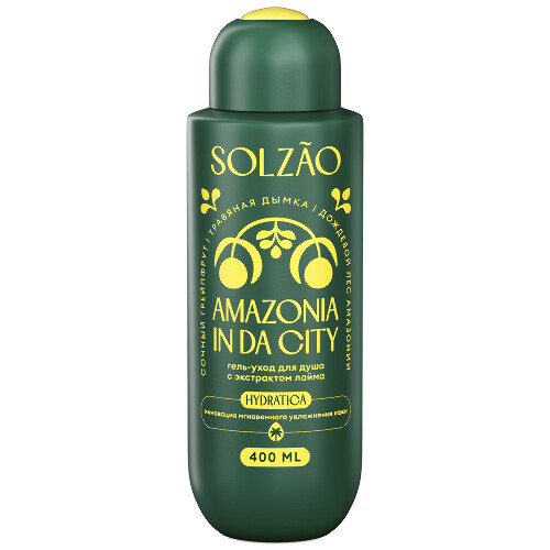 Купить Solzao amazonia in da city гель-уход для душа с экстрактом лайма 400 мл цена