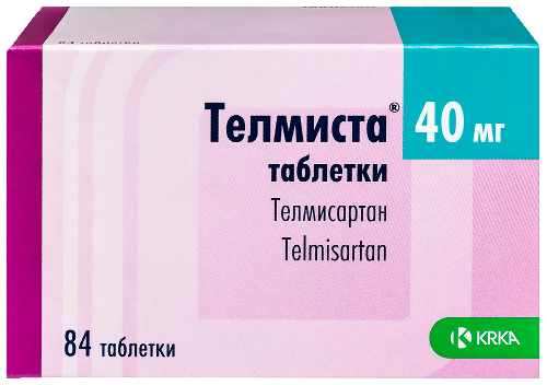 Телмиста 40 мг 84 шт. таблетки