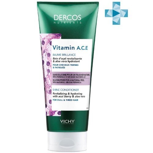 Купить VICHY DERCOS NUTRIENTS VITAMIN КОНДИЦИОНЕР ДЛЯ БЛЕСКА ВОЛОС 200МЛ цена