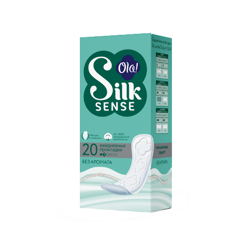 Купить Ola silk sense прокладки ежедневные daily 20 шт./без аромата цена