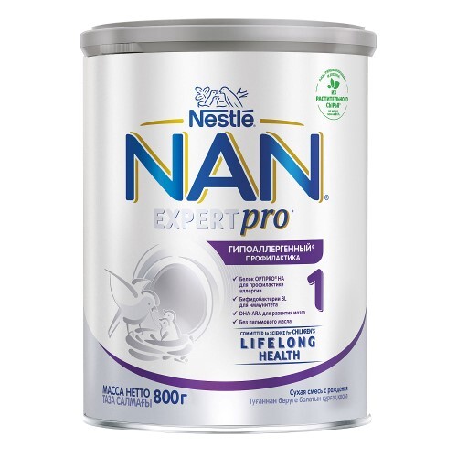 Nan 1 optipro ha гипоаллергенный смесь сухая для детей с рождения 800 гр