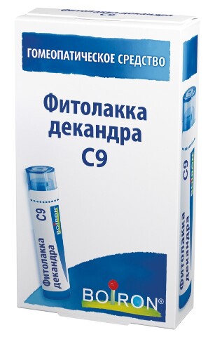 Купить Фитолакка декандра с9 гомеопатический монокомпонентный препарат растительного происхождения 4 гр гранулы гомеопатические цена
