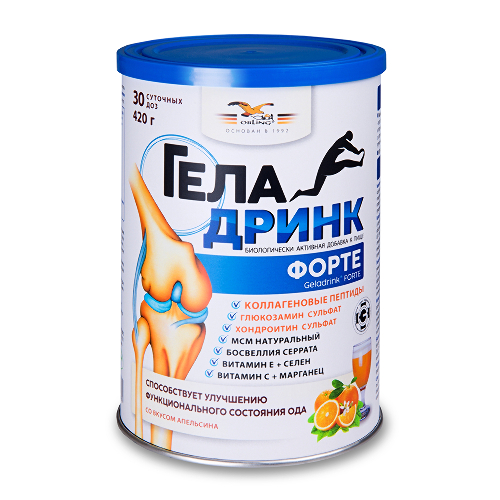 Купить Геладринк форте 420 гр порошок/апельсин/ цена