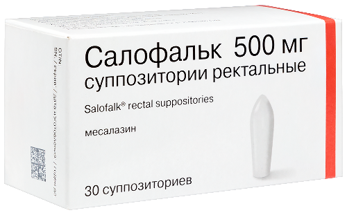 Салофальк 500 мг 30 шт. суппозитории ректальные