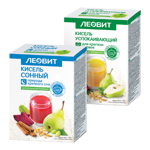 Набор КИСЕЛЬ ДИЕТИЧЕСКИЙ СОННЫЙ 20,0 N5 ПАК + КИСЕЛЬ ДИЕТИЧЕСКИЙ УСПОКАИВАЮЩИЙ 20,0 N5 ПАК