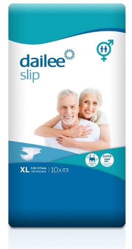 Купить Dailee подгузники для взрослых для людей с тяжелой степенью недержания super x-large (сверхбольшой) 10 шт. цена