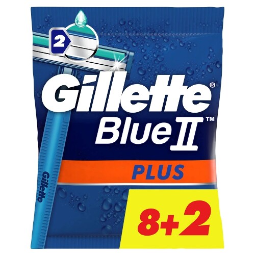 Купить Gillette blue 2 plus бритвы безопасные одноразовые 8 шт. +2 шт. цена