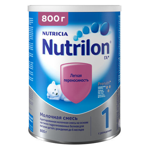 Nutrilon 1 га смесь молочная сухая детская 800 гр