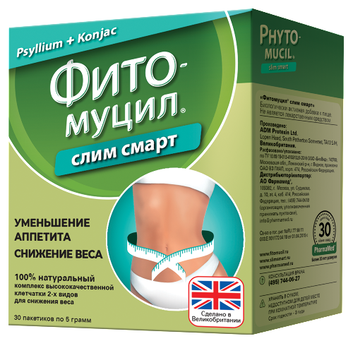 Фитомуцил слим смарт 30 шт. пак