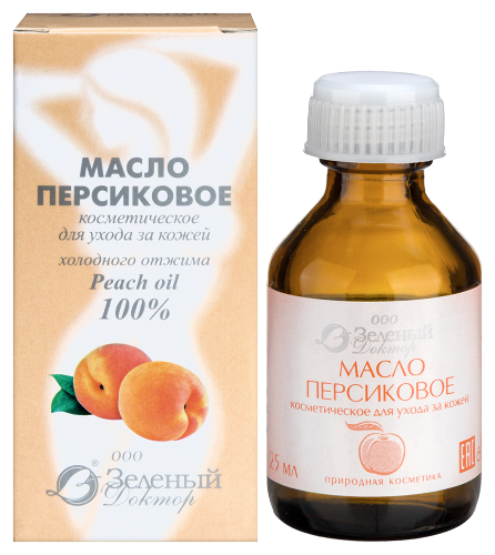 Зеленый доктор масло персиковое косметическое 25 мл