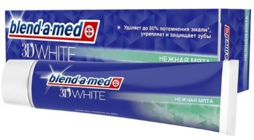 Blend-a-med зубная паста 3d white нежная мята 100 мл