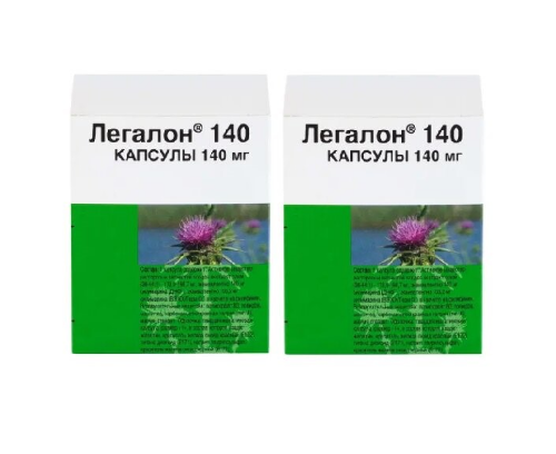НАБОР ДЛЯ ПЕЧЕНИ! 2 уп Легалон 140 мг №60 капс со скидкой 160 рублей.