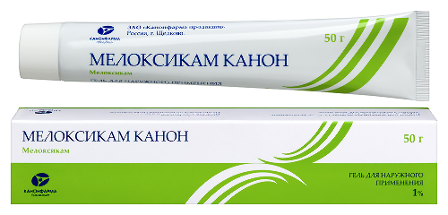 Мелоксикам канон 1% гель для наружного применения 50 гр