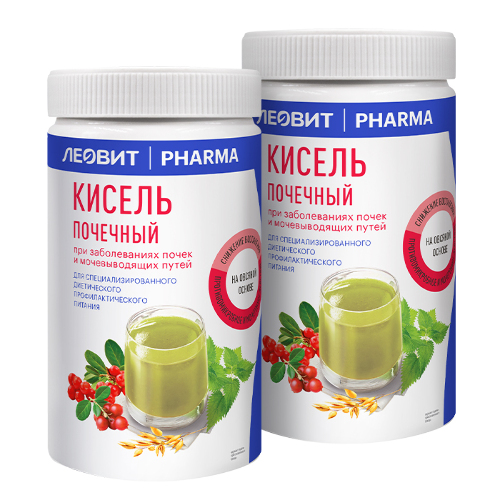 Набор из 2 уп. ЛЕОВИТ PHARMA кисель почечный 400 гр