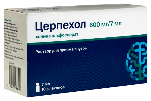 ЦЕРПЕХОЛ 0,6/7МЛ 7МЛ N10 ФЛАК Р-Р Д/ПРИЕМА ВНУТРЬ