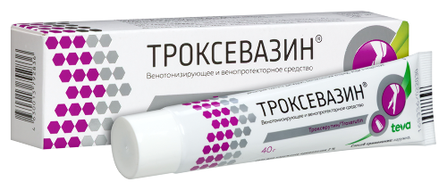 Троксевазин 2% гель для наружного применения 40 гр