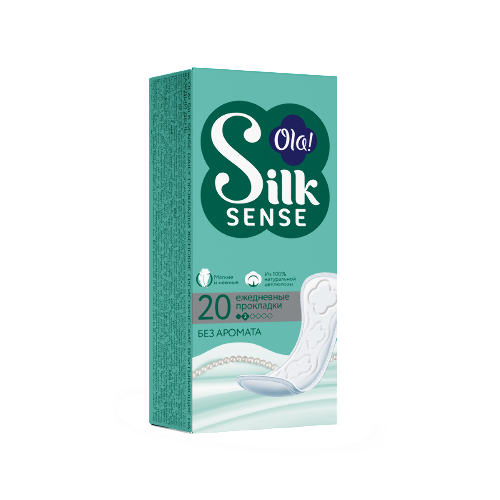 Ola silk sense прокладки ежедневные daily 20 шт./без аромата