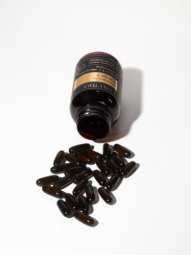 SALUTERA BLACK INK OMEGA-3 ЧЕРНАЯ ОМЕГА С ЧЕРНИЛАМИ КАРАКАТИЦЫ КАПСУЛА 1000МГ
