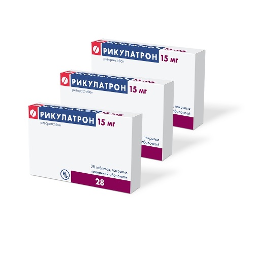 Набор из 3х упаковок Рикулатрон  15мг № 28 по спец. цене!
