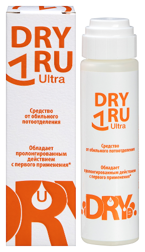 Dry ru ultra средство от обильного потоотделения с пролонгированным действием 50 мл