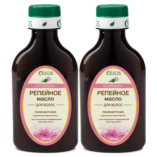 Oleos набор/масло репейное 100 мл 2 шт./