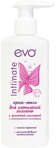 Evo intimate крем-мыло для интимной гигиены 200 мл